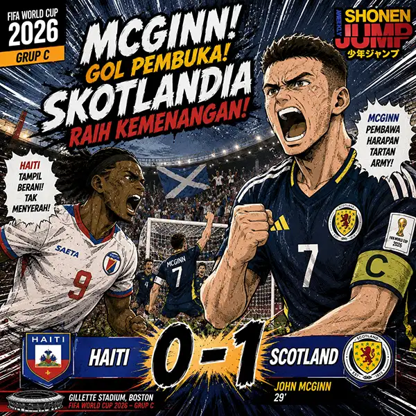 Skotlandia Kalahkan Haiti 1-0: Gol McGinn Buka Harapan Lolos di Piala Dunia 2026